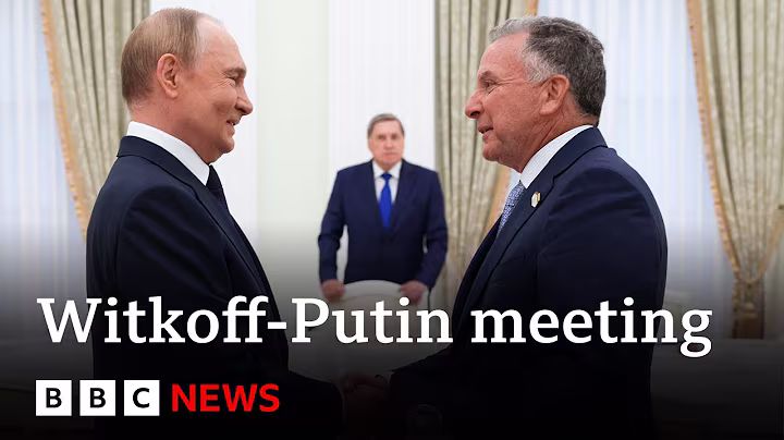 Vladimir Putin meets Trump's US envoy Steve Witkoff at Kremlin | BBC News