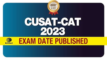 CUSAT-CAT 2023 | Exam Date Published