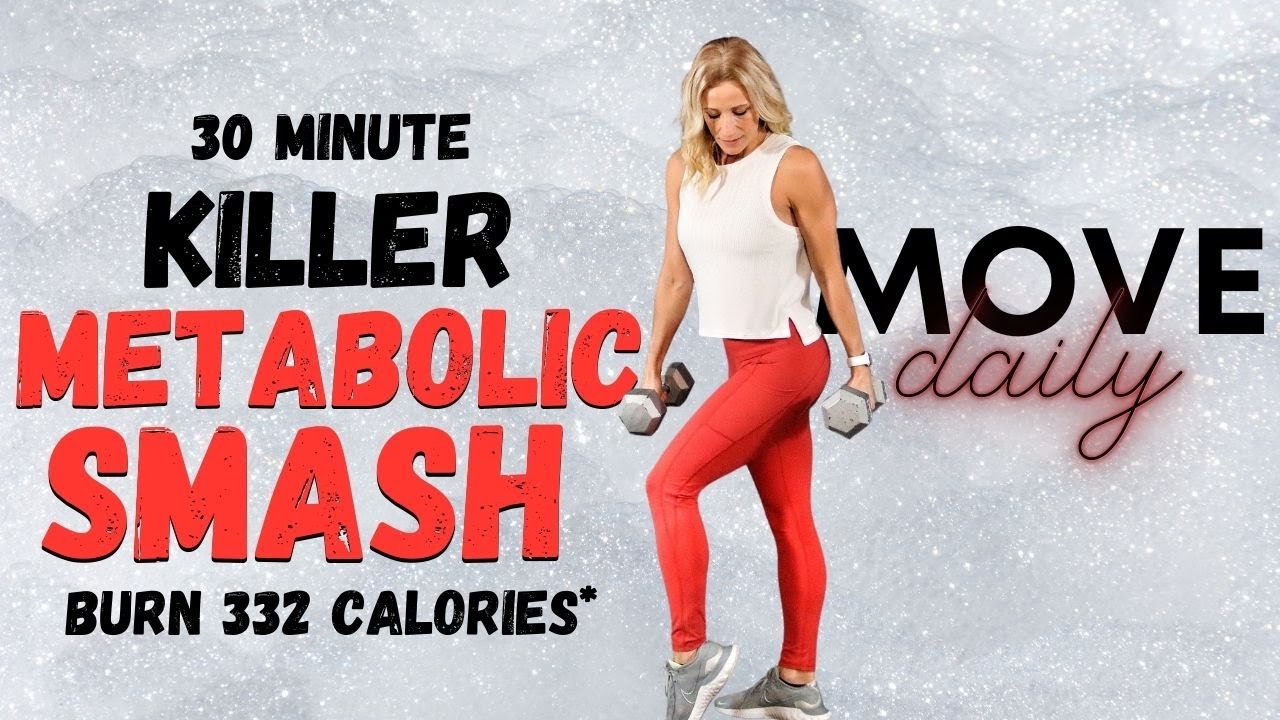 30 MINUTE METABOLIC SMASH | Strength & Cardio | Full Body HIIT |  Burn 332 Calories*🔥