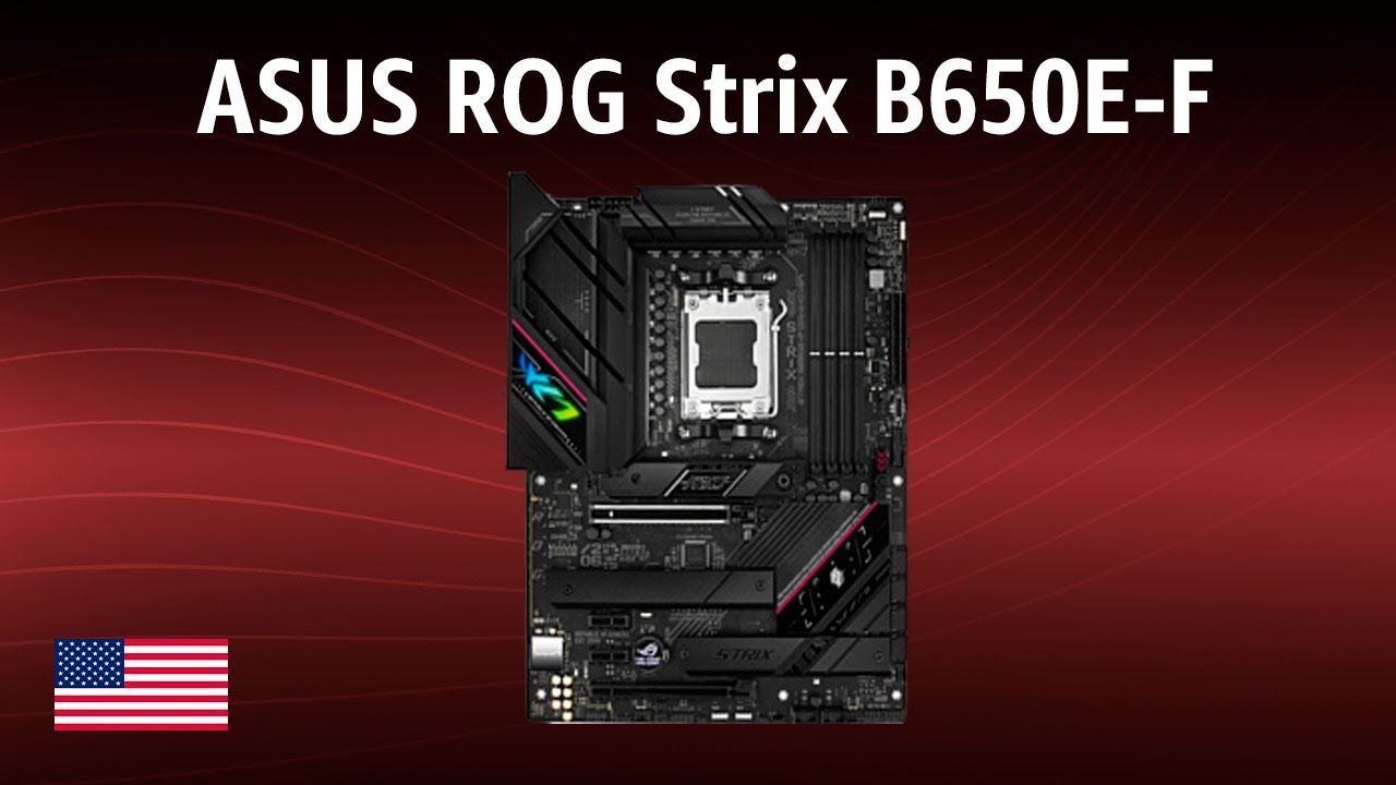 Motherboard ASUS ROG Strix B650E-F | TEST | English - YouTube