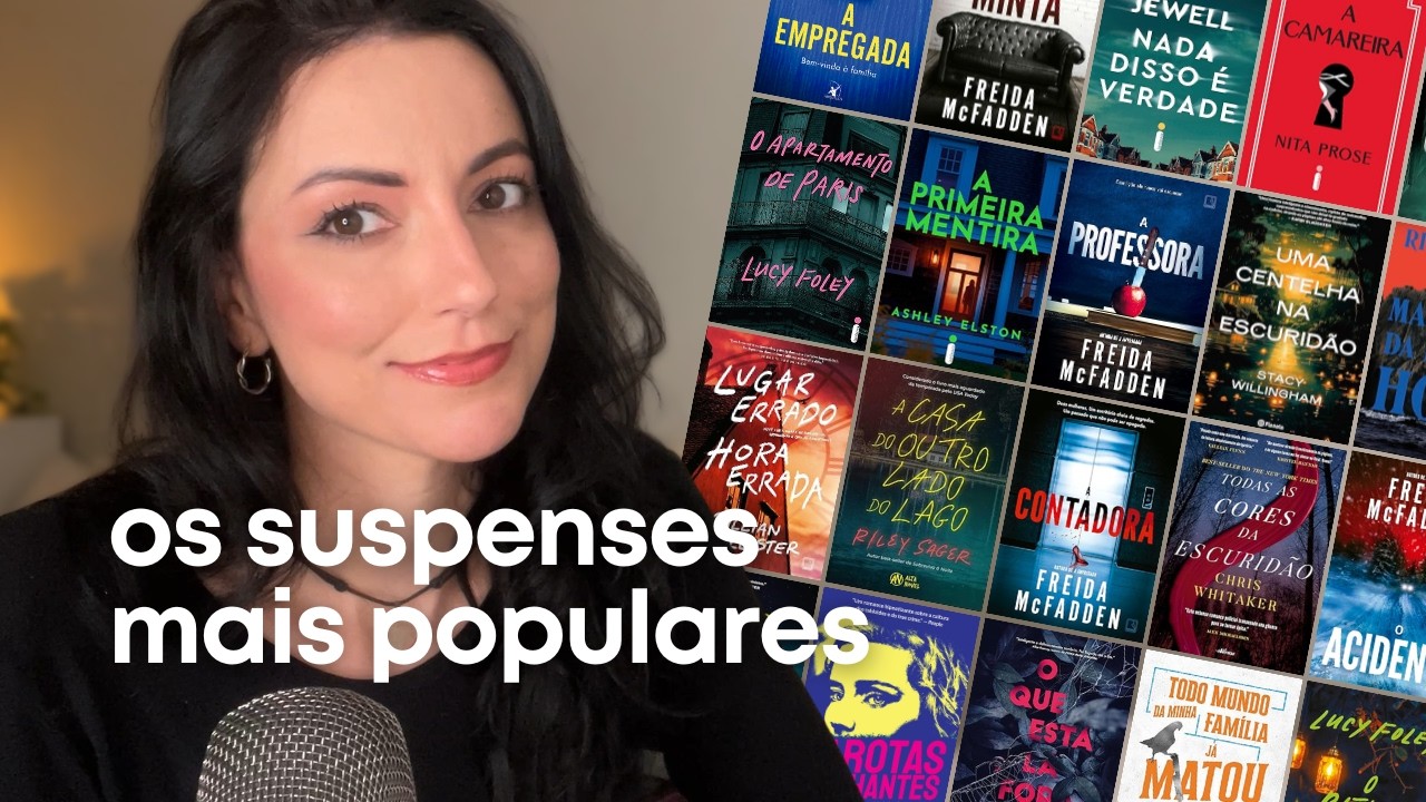 75 livros de suspense e mistério mais populares dos últimos três anos