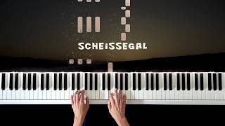 Scheissegal KAFFKIEZ Piano Cover Piano Tutorial instrumental