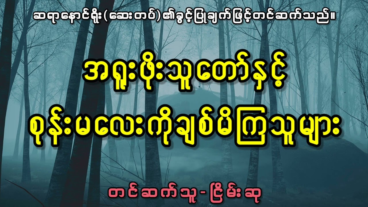 အရူးဖိုးသူတော်နှင့်စုန်းမလေးကိုချစ်မိကြသူများ(ဟာသပရဇာတ်လမ်းကောင်း)