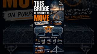 This Bridge Is Designed to MOVE 🤯#shorts  #civilengineering #construction #bridge