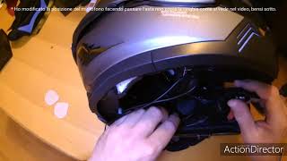 Montaggio Interfono Linkin ride pal 3 su casco ls2 valiant 2 - YouTube