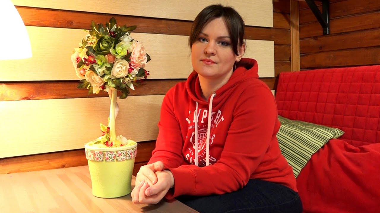 ★ ТОПИАРИЙ - ДЕРЕВО СЧАСТЬЯ  - МАСТЕР-КЛАСС  (Светлана Няшина)