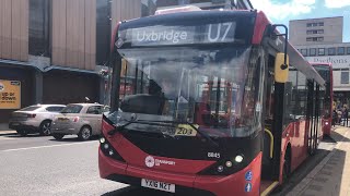 Near Full Journey on Route U7, 8845, YX16NZT