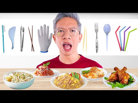 Video: Set makan tengah hari. Kit rotan