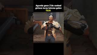 Agamla Gece 2De Ranked Girersek, Karşı Takıma Gelen Tejo