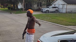 BBg Gang Member Draws 45. Glock On Hotboy Major Broad Day Light