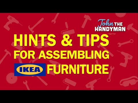 Video: Jak sestavit nábytek? Typy nábytku, potřebné materiály a nástroje, pokyny krok za krokem a odborné rady