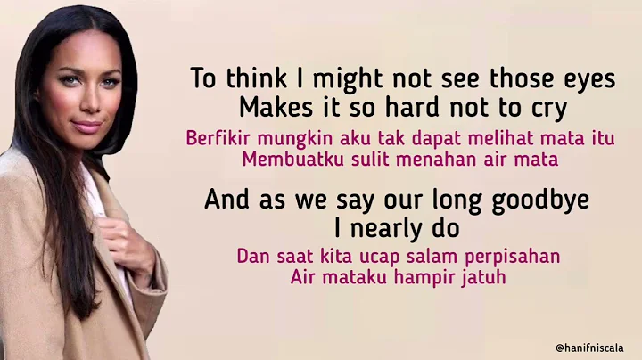 Leona Lewis - Run | Lirik Terjemahan