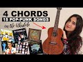 4 CHORDS, 15 POP-PUNK SONGS 🤘on the ukulele