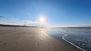 Wijk aan Zee Beach Walk 🌊 8K Relaxing North Sea Shore | Insta360 Ace Pro 2 📷 screenshot 5