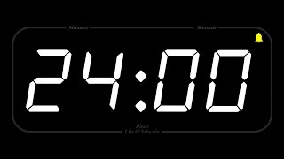 24 Minute - Timer & Alarm - Full Hd - Countdown