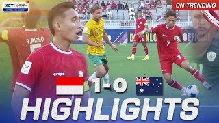 HIGHLIGHTS! Indonesia (1) vs (0) Australia | AFC U23 ASIAN CUP QATAR 2024