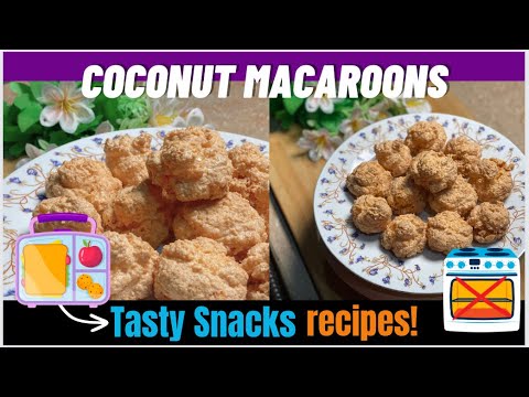 Coconut Macaroons Recipe |  How to make Coconut Macaroons | recipe by our mommy's kitchen |