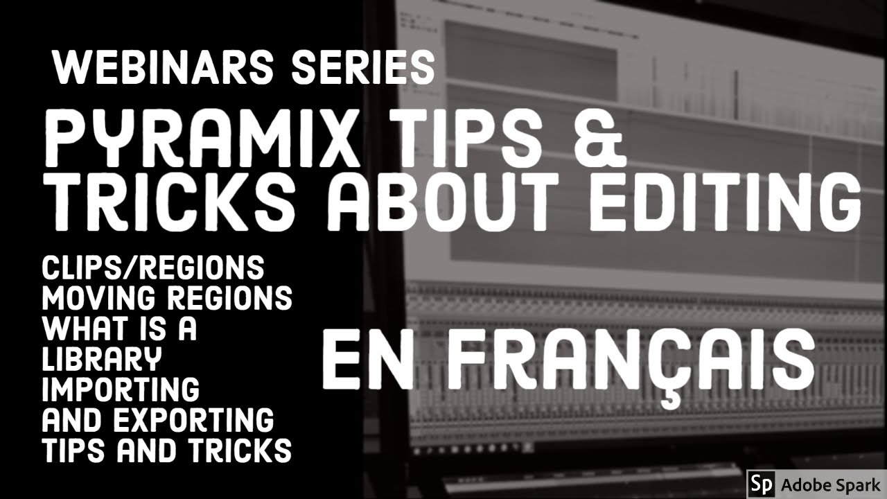 Pyramix tips and tricks for editing (en français) YouTube