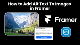 How to add alt tags to images in Framer