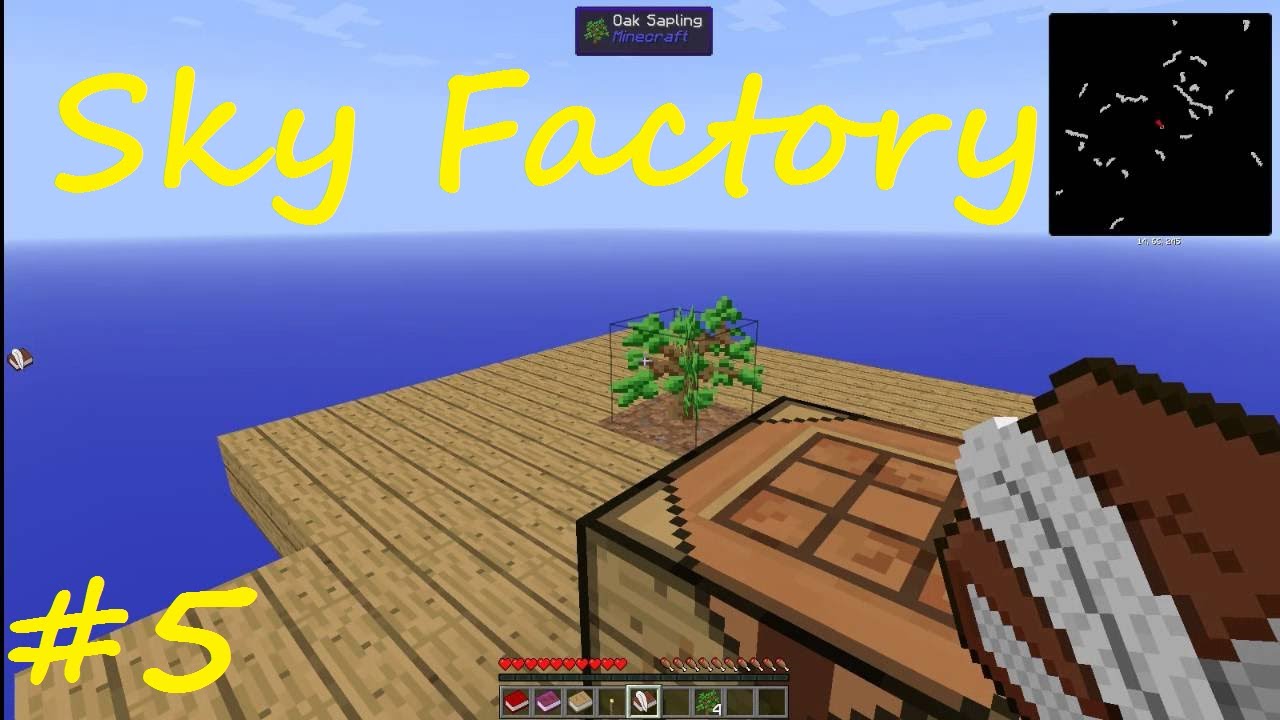 Minecraft - Sky Factory Part 5 - Cobble Automation - YouTube