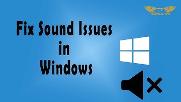 How to fix Audio / Sound problems in windows 10, 8, 7 | Simple and Easy Steps