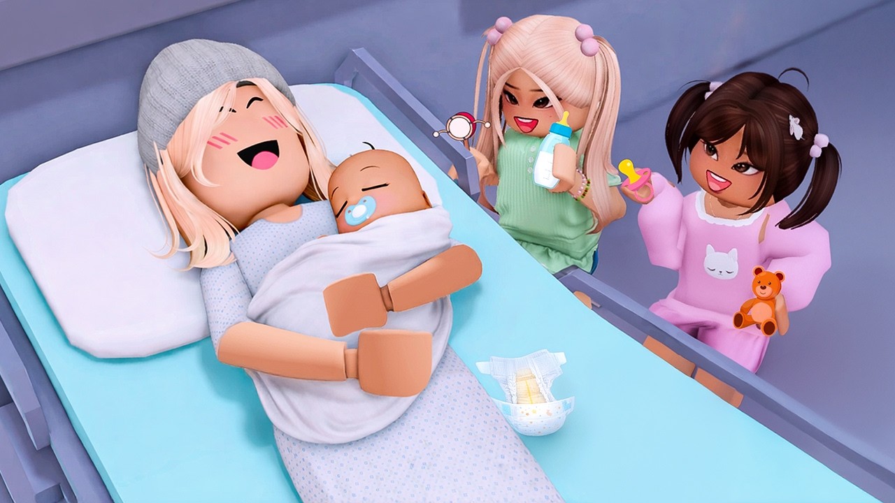 Giving Birth to a Cute Baby 🍼👶 Jolie Roblox