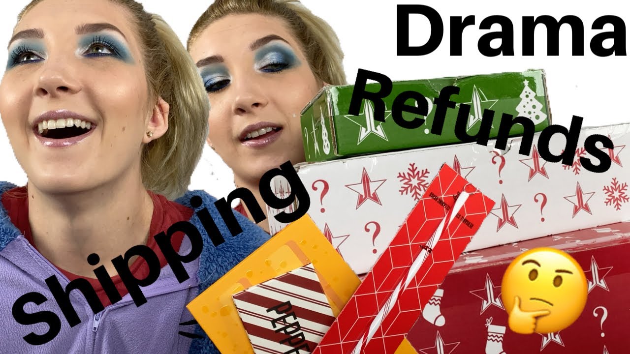 UNBOXING ALL 3 Jeffree Star CHRISTMAS Mystery Boxes YouTube