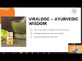 ViralDoc explained by Satyam sir | #@AwplAyurcare123 | Asclepius product training | herbalmedicine