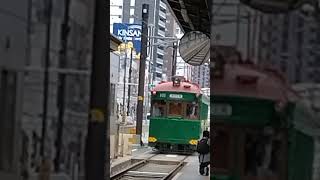 阪堺電気軌道モ161形我孫子道行き天王寺駅前発車#阪堺電気軌道 #天王寺駅 #つりかけ #モ161形