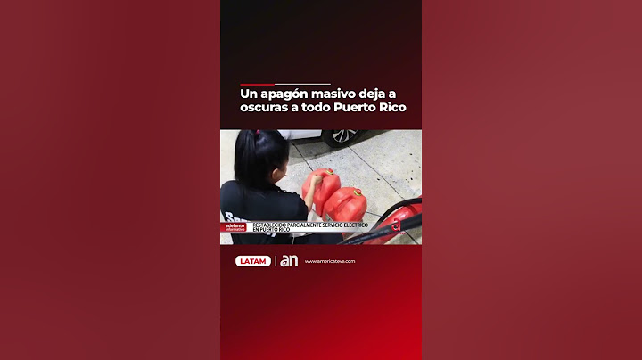 Un apagón masivo deja a oscuras a todo Puerto Rico
