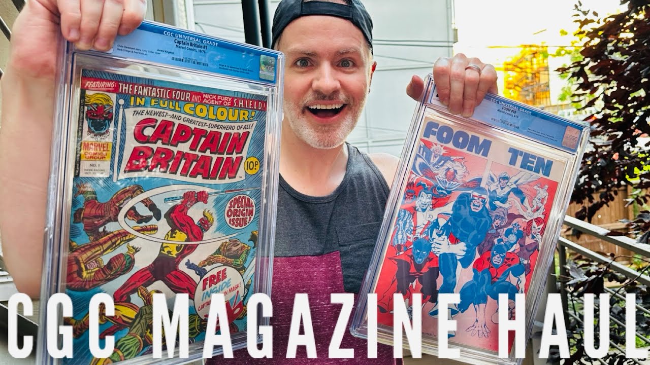 Unboxing CGC Magazines - FOOM! and Captain Britain Bronze Age Keys ...