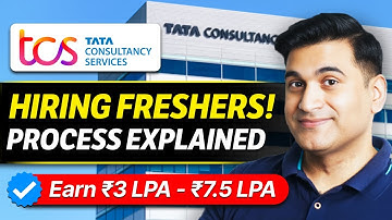 TCS Recruitment Process For FRESHERS | Complete Details