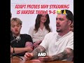 Adapt proves why streaming is harder than a 9-5 😭🥀💔 #clips #shorts #stableronaldo #adapt