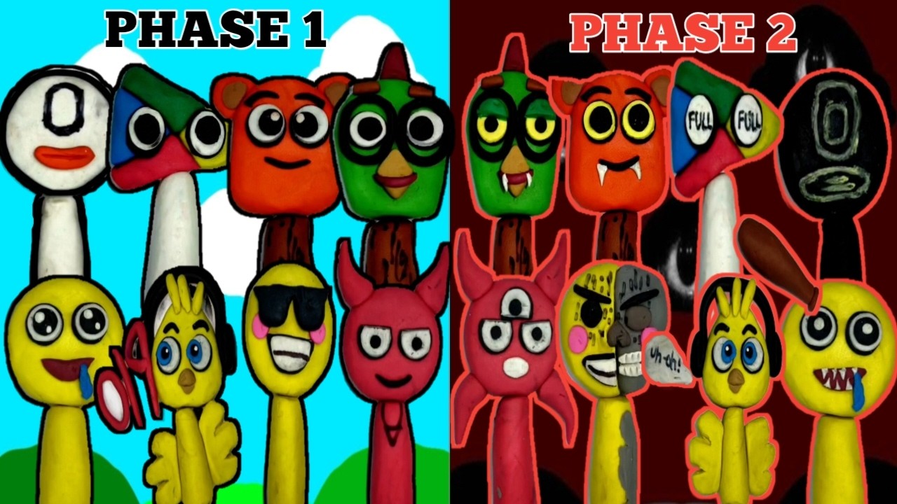 Making Sprunki OC Zero, Google Play, Squeak, Flip, Durr, Dimple, Pulcino Pio, Raddy's Brother