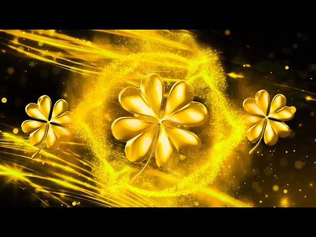 Golden Four Leaf Clover ~ Embrace LUCK, Love, Money and Abundance ~ Music For LUCK and Abundance class=