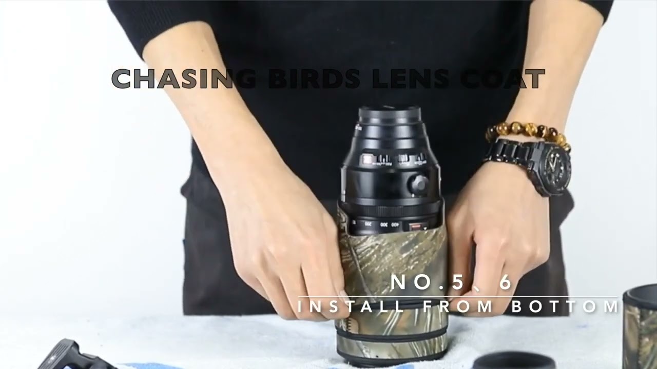 CHASING BIRDS LENS COAT INSTALLATION FOR FUJIFILM XF 100-400mm F4.5-5.6 R LM OIS WR