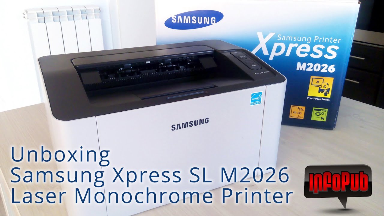 Connecting and Printing Samsung SL Laser Monochrome - YouTube