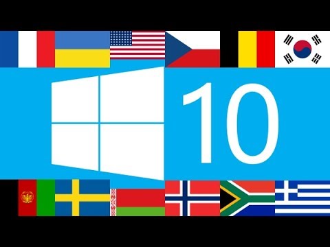 Как изменить язык интерфейса в Windows 10