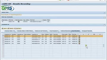 eQMSRR Web-based Results Recording Demo