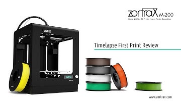 Zortrax M200 3D printer - Time Lapse