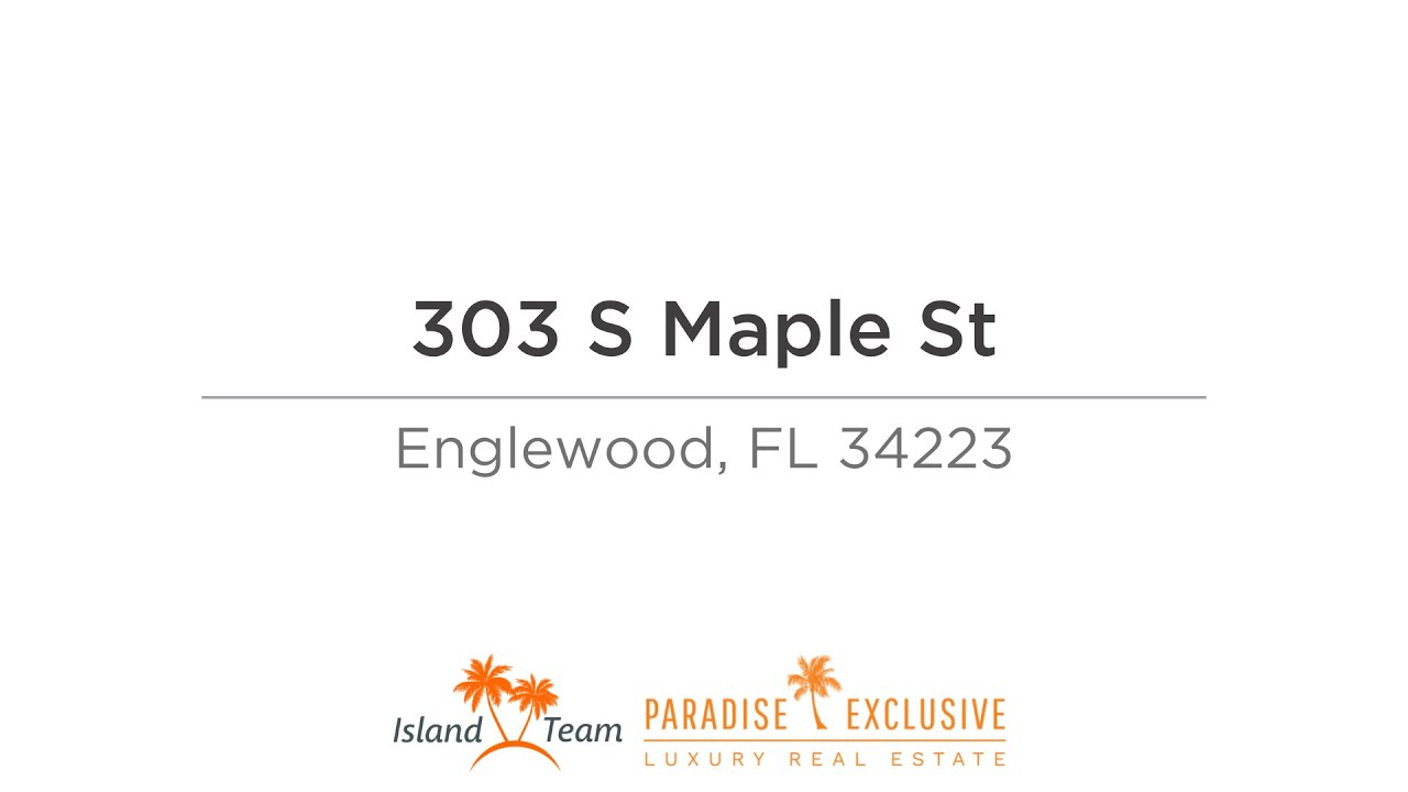 303 S Maple St. Englewood, FL 34223