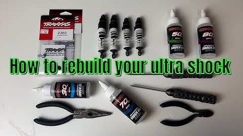 How to Rebuild the traxxas Ultra Shocks!!