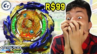 PAGUEI R$99 NO VANISH FAFNIR F7 Unboxing Beyblade Burst Quad Drive Hasbro