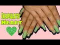 Encapsulated Heart Polygel Nails with Dual Forms for Beginners