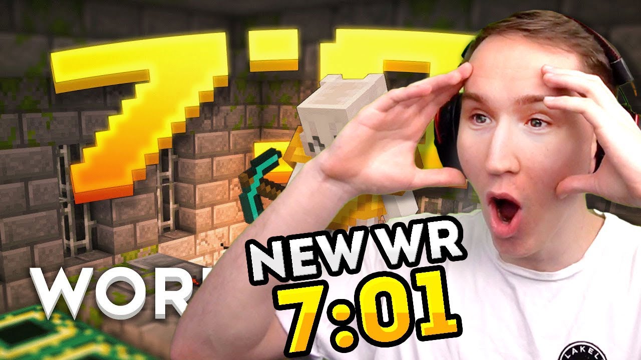 New Minecraft Speedrun World Record Reaction