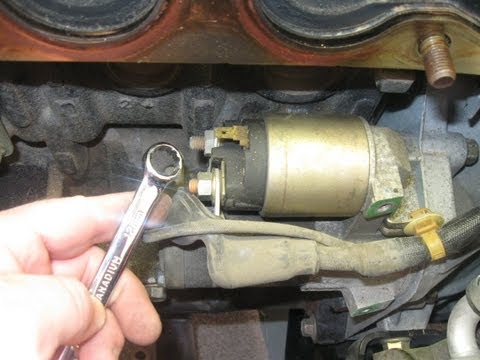 DIY: (2004 – 2012) 2005 Mitsubishi Galant 2.4L, How to Replace Starter (No Music)