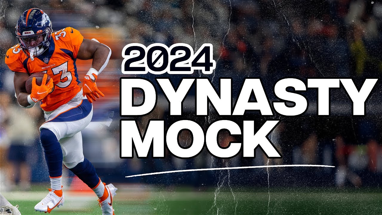 2024 Dynasty Football StartUp Mock Draft (+Rookies !) YouTube