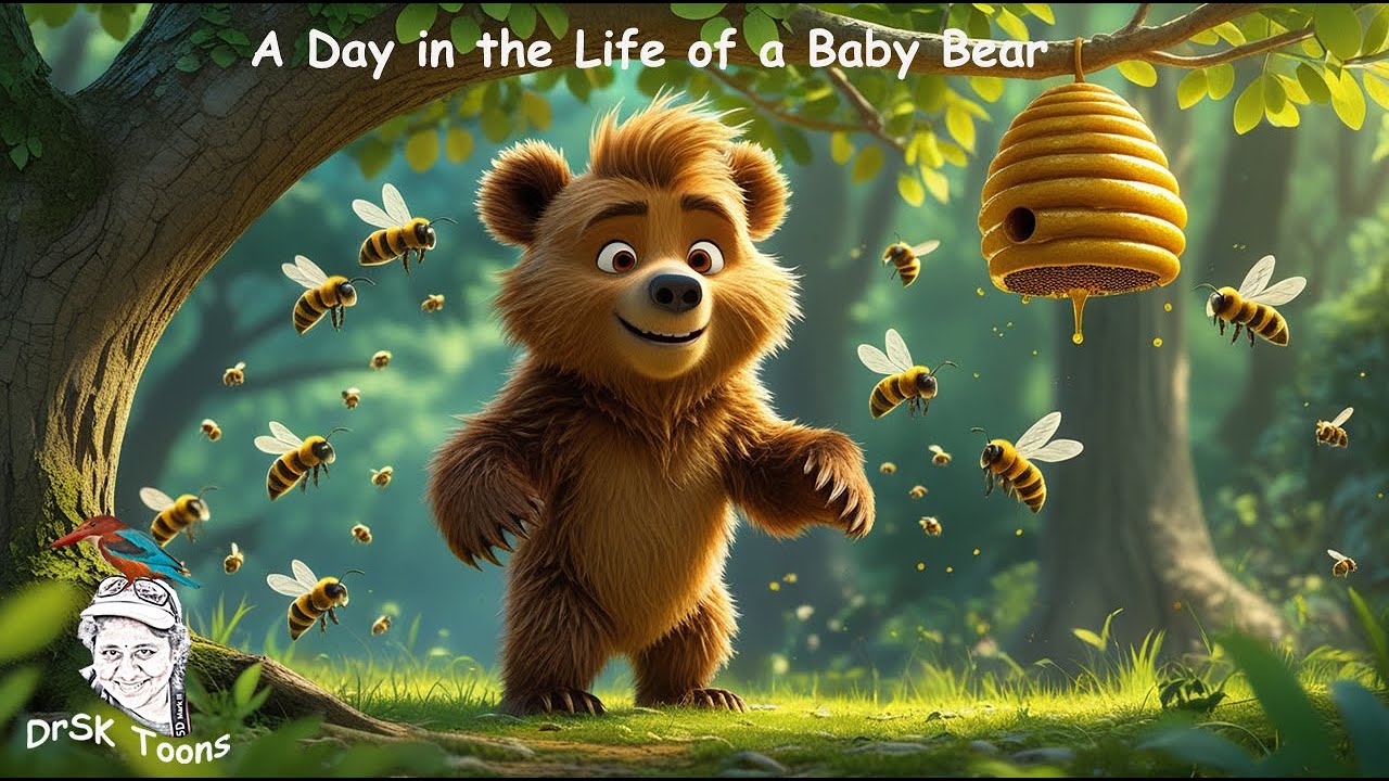 A day in the life of a bear cub