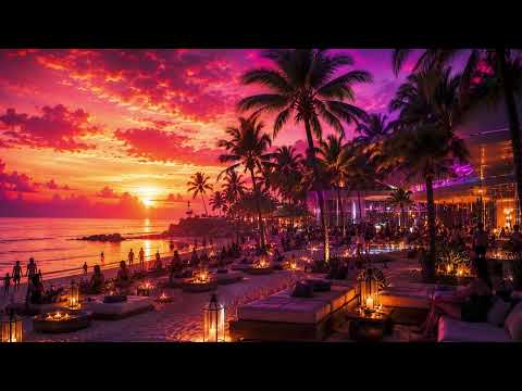 🌅 Sunset Beach Rave | Melodic House • Deep • Chill Techno