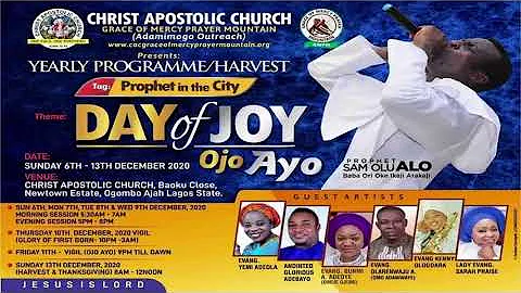 AWARENESS ABOUT GMPM OGOMBO AJAH ASSEMBLY YEARLY PROGRAM/CONVENTION